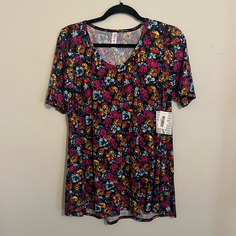L Floral LuLaRoe Perfect Tee